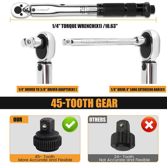 1/4-Inch Drive Torque Wrench Set