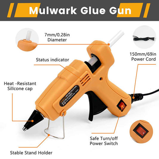 30 pcs Mini Hot Glue Gun Kit