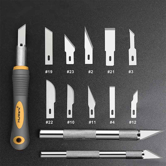 136 Piece Precision Hobby Knife Set - Exacto Knife Set