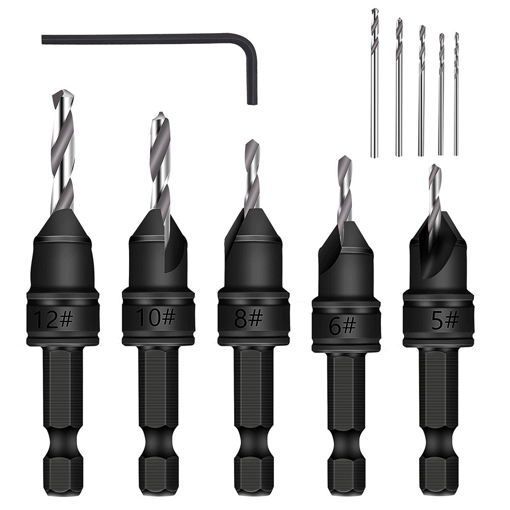 82° Countersink Drill Bit Set