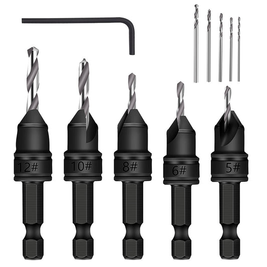 82° Countersink Drill Bit Set