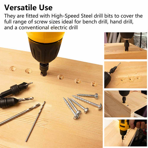 82° Countersink Drill Bit Set