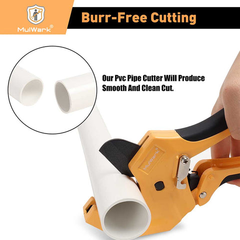 Heavy-Duty PVC Pipe Cutter with Teflon Tape, Cuts up to 1-5/8