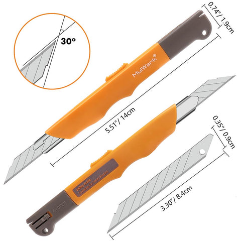 11PC Box Cutter Retractable Utility Knife Set