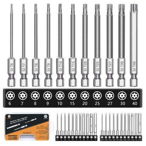 Allen Wrench Drill Bit Set Metric and SAE Tamper Proof